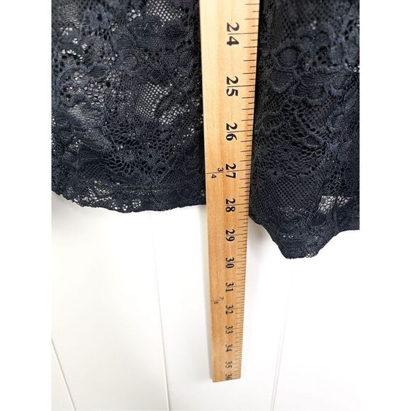 NWT Layne Bryant Black Lace‎ Mock Neck Lagenlook Top Layer Blouse Top 18/20 - Picture 3 of 8